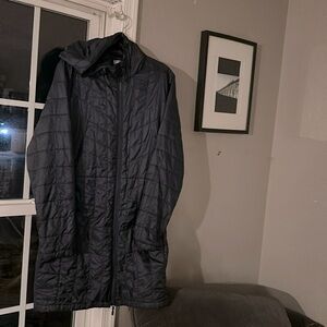 LLBEAN long packable lightweight coat